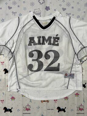 Aime Leon Dore White Mesh Jersey
